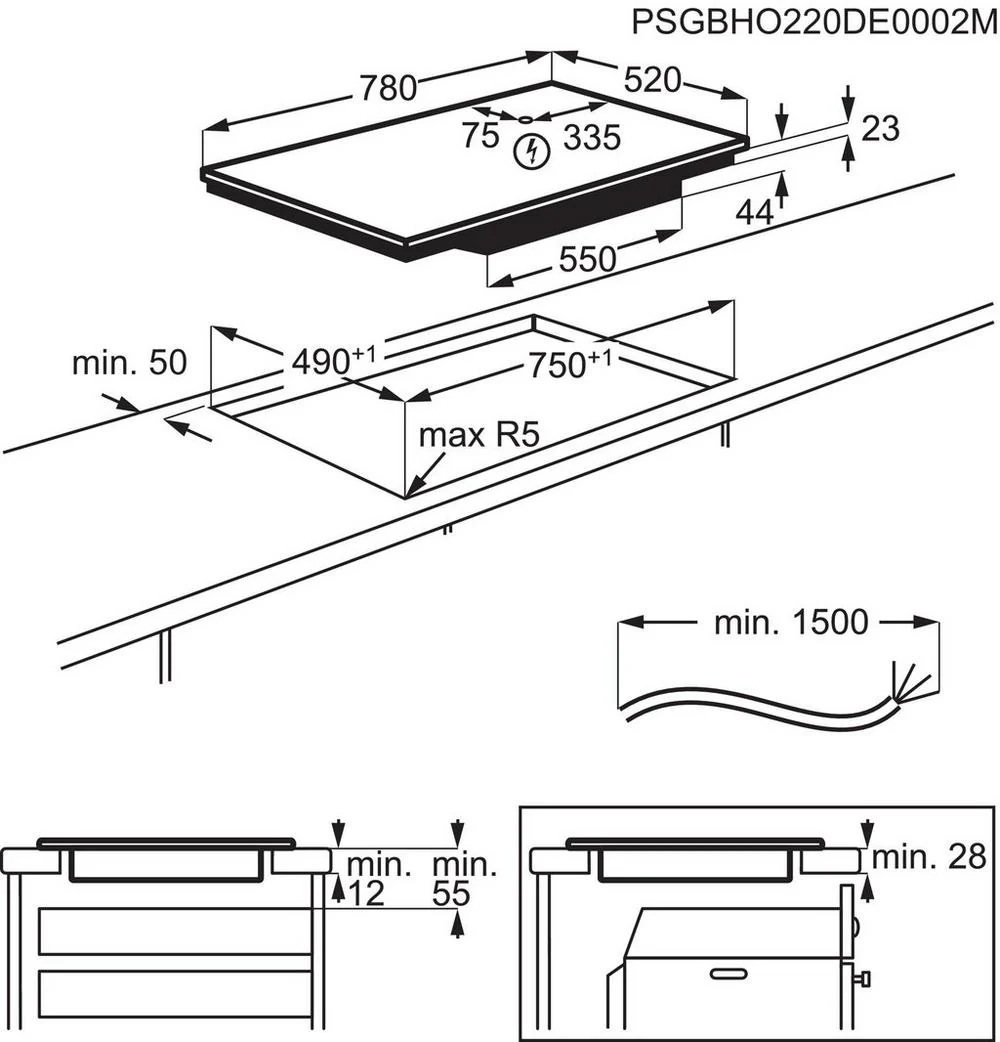 AEG IKS8575XFB 80cm Induction Hob - Image 5
