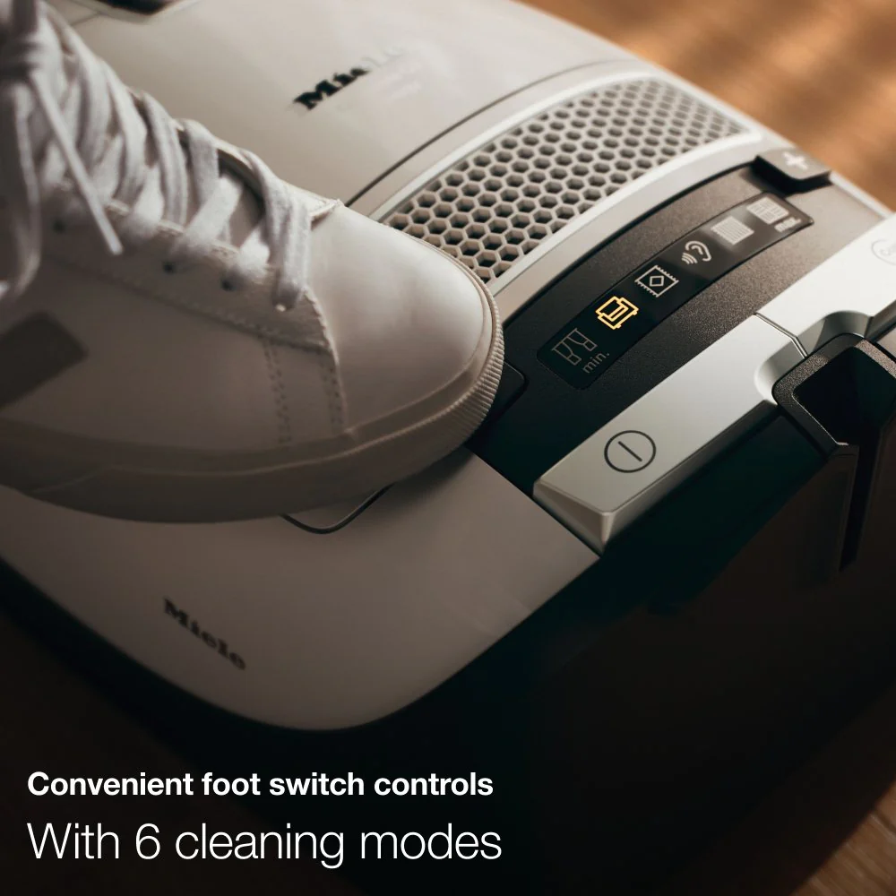 Miele C3ALLERGY Bagged Cylinder Vacuum Cleaner - Lotus White - Image 6