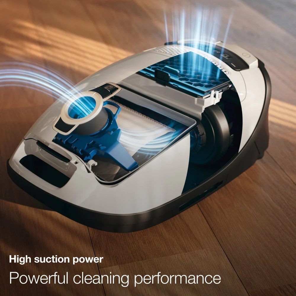 Miele C3ALLERGY Bagged Cylinder Vacuum Cleaner - Lotus White - Image 8
